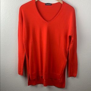 Trouve reddish orange sweater. Size XS